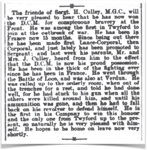 Buckingham Advertiser dated the 11th January 1917