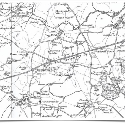 Map of Twyford 1887